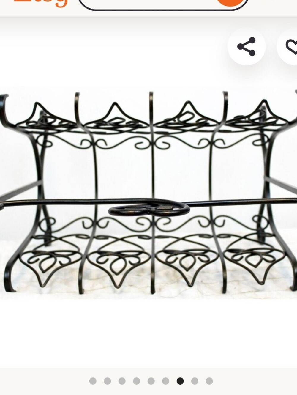 Southern Living At Home Davistown Rodiron Magazine Rack Towel Rack BRAND NEW - Picture 5 of 7